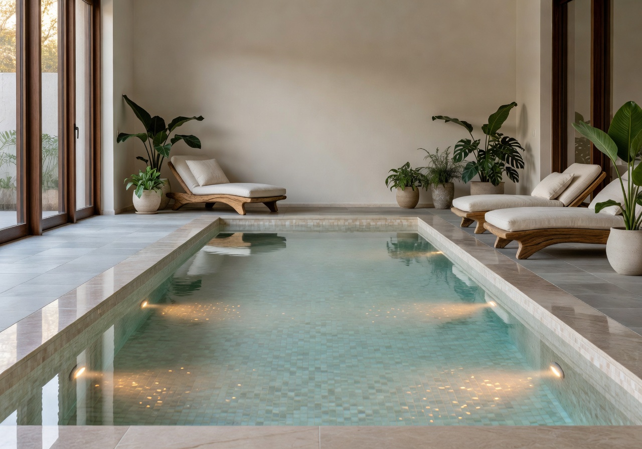 Boutique spa wellness pool