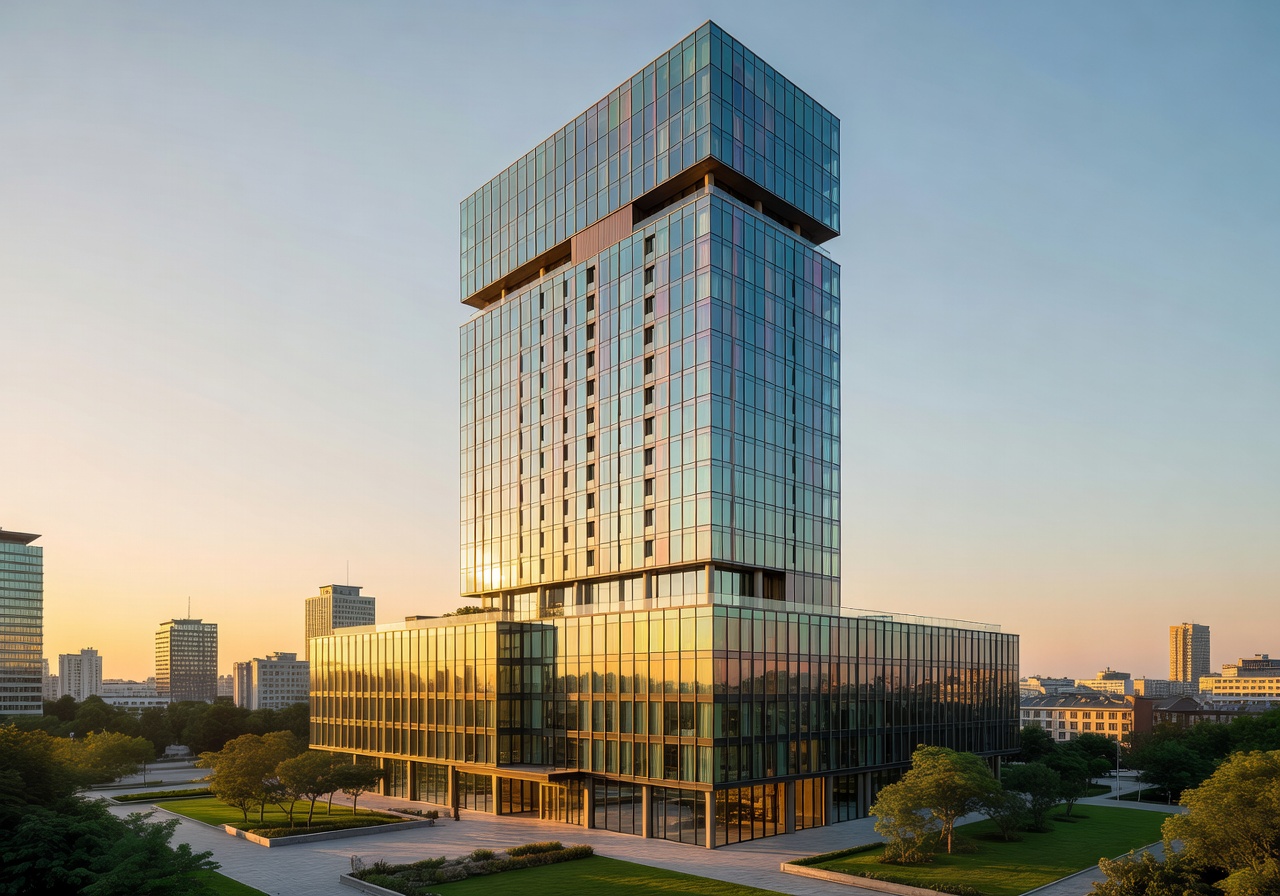 Hilton Warsaw City luxury skyline hotel